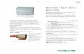 RCP100 / RCP100T / RCP100L - Regin Controls