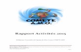 Rapport Activités 2015