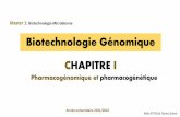 Biotechnologie Génomique CHAPITRE I