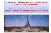 Thème I : Dynamique territoriale de la France contemporaine