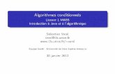 Algorithmes conditionnels - Licence 1 MASS Introduction à ...