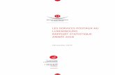 Les services postaux - rapport statistique 2018