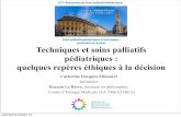 Techniques et soins palliatifs pédiatriques : quelques ...