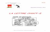 LA LETTRE CHSCT-E