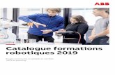 Catalogue formations robotiques 2019 - ABB