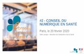 #2 - CONSEIL DU NUMÉRIQUE EN SANTÉ - esante.gouv.fr
