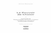 Le Pouvoir de Choisir - editionssolidair.com
