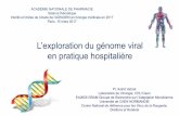 L’exploration du génome viral en pratique hospitalière