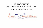 PROJET « FAMILLES » 2015-2019