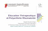 Éducation Thérapeutique et Polyarthrite Rhumatoïde