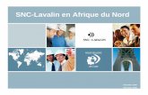 SNC-Lavalin en Afrique du Nord - Chambre de commerce du ...