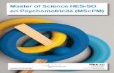 Master of Science HES-SO en Psychomotricité (MScPM)