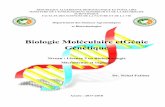 Biologie Moléculaire etGénie Génétique