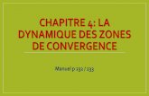 Chapitre 4: la dynamique des zones de convergence