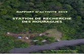 Rapport d’activité 2019, Station de recherche des Nouragues