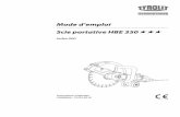 Mode d’emploi Scie portative HBE 350 - Germany | Tyrolit