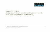 TARPSY 3.0 Rapport sur le développement de la structure ...