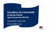 Surveillance de la bronchiolite en Ile-de-France