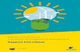Rapport ESG Climat - Aviva