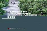 RAPPORT DE PERFORMANCE EXTRA-FINANCIÈRE 2019