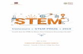 Concours « STEM PRIZE » 2019
