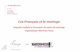 Les Français et le mariage - IFOP