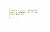 Rapport du comité de la rémunération des juges (2019-2023)