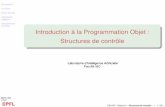 Introduction à la Programmation Objet : [5pt] Structures ...