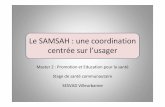 Le SAMSAH : une coordination centrée sur l’usager