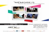 MÉMOIRE/S MEMOIRE/S - ART'M