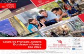 Cours de Français Juniors Bordeaux –France Été 2022