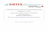 Laboratoire SENS / Sport & Environnement Social (UPRES E.A ...