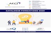 CATALOGUE FORMATIONS 2020 - afci-newsoft.fr