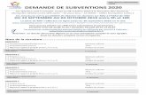 C CODE DEMANDE DE SUBVENTIONS 2020 - montpellier3m.fr