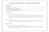 Foire Aux Questions Bilans Projets 2020 - FFTT