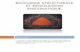 Biochimie structurale et régulation enzymatique