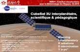 CubeSat 3U interplanétaire, scientifique & pédagogique