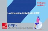 La déclaration individuelle RAFP