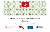 Etude sur l’inclusion financière en Tunisie