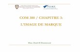 COM 300 / CHAPITRE 3: L’IMAGE DE MARQUE