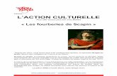 Action culturelle-les fourberies de Scapin - Molière