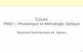 PMO – Photonique et Métrologie Optique