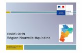 CNDS 2019 Région Nouvelle-AquitaineAquitaine