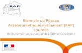 Biennale du Réseau Accélérométrique Permanent (RAP) Lourdes