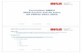 Formation MRP2 INSA Centre Val de Loire 5A PMFSI 2021-2022