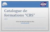 Catalogue de formations “CBS”