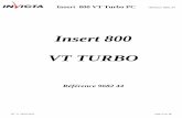 Insert 800 VT TURBO - Invicta