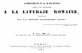 A LA LITURGIE ROMAINE - liberius.net