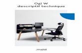 Ogi W descriptif technique - OFFICE DESIGN