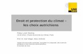 Droit et protection du climat – les choix autrichiens